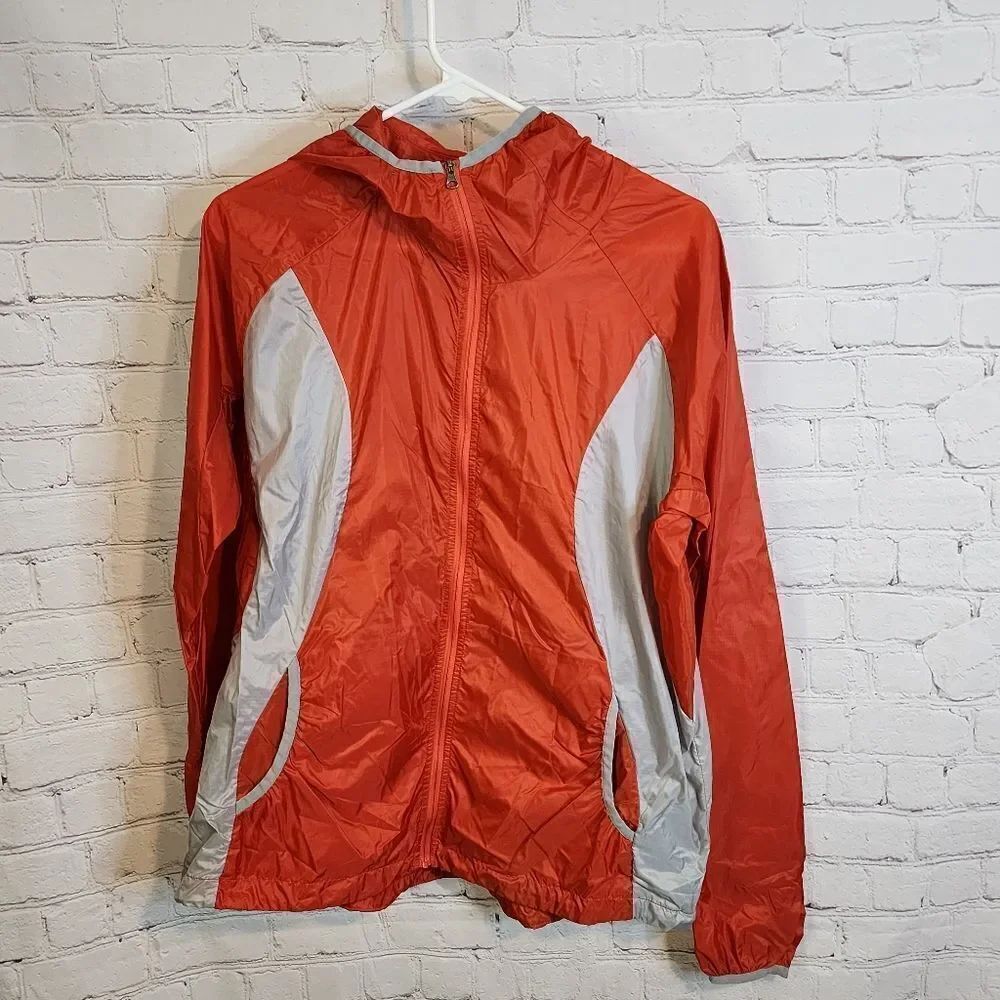Women's Eddie Bauer Sport full zip windbreaker jacket, size large